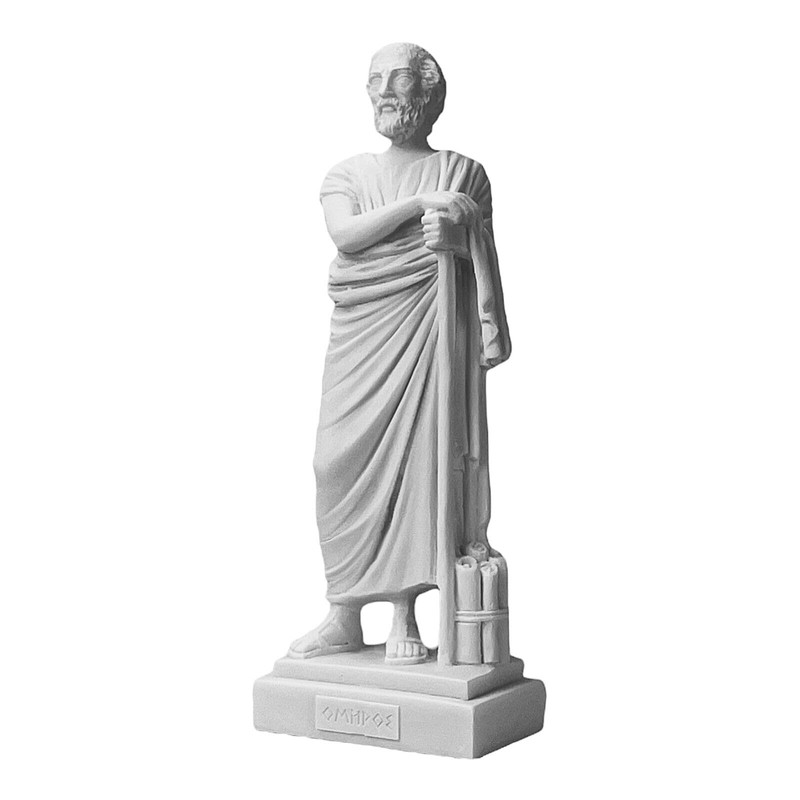 Homer 1st Epic Poet Author Greek Art Statue Handmade Sculpture
