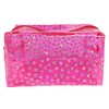 TotePrint Waterproof Transparent Makeup Bag Shiny Diamond Pattern Bag 2pcs,