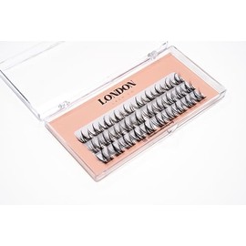 London Lash Co Featherlight – Ultra-Light Volume Eyelash Extensions | Soft, Wispy C Curl & D Curl Lash Trays for Professional Lash Artists | Black, Mixed Lengths (D Curl)