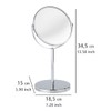 WENKO Kosmetik-Standspiegel Assisi Ø 17 cm