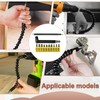 12 Pcs Flexible Drill Bit Extension Set,11.8 inch Bendable Flexible