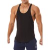 ROWILUX Men's Workout Quick Dry Soft Gym Bodybuilding Stringer Tank