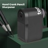 Manual Pencil Sharpener Hand Crank Pencil Sharpener Adjustable Sharpness for
