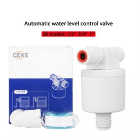 GUMMMY 1/2'' 3/4'' 1'' Floating Ball Valve Automatic Float Valve Water Level Control Installed Outside Tower Tank Liquid Level Switch (Size : 1")