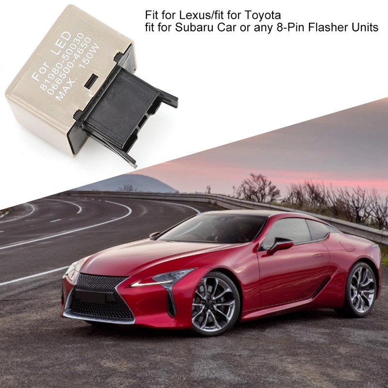 8-Pin Electric LED Flasher Relay Fit For Lexus LED Turn