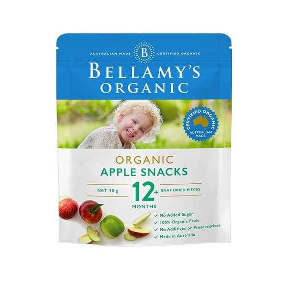 Bellamy's Organic Apple Snacks 20g
