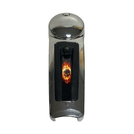 Kustom Cycle Parts Demon Skull Flames Design Dash Panel Console Insert! Fits Harley 2008-22 Electra Glide, Ultra Classic & 2015-22 Road Glide Ultra and Limited Equipped with The CB Plug.