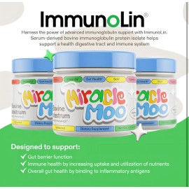 Miracle Moo Calostro Bovino Libre Pastoreo 3.81 Oz 108gr Sabor Leche