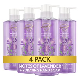 Safeguard Safeguard Hydrating Liquid Hand Soap, Lavender Scent, Made with Plant Based Cleansers, 15.5 oz (Pack of 4)