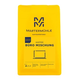 Martermühle Coffee Office Mixture 1 kg Whole Beans Mild Arabica I Aroma: Nut I Whole Coffee Beans Gently Roasted Low Acid