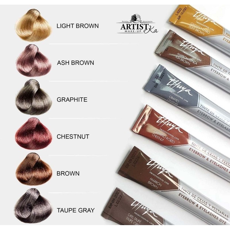Thuya Eyebrow Colour (Brown) - 6 x 1 Piece (Total