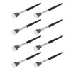 Stippling Brushes, Soft Bristles, Flat Top Ergonomic Handle, 8 Piece