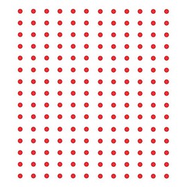 Vama Fashions Red Fancy Bindis Velvet Round Bindiya Tikka Tika Sticker For Girls & women (Size 5mm,Pack of 180 Bindis)