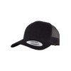 Flexfit Corduroy Retro Trucker Kappe, Black, One Size