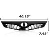 PIT66 Grille Front Upper Bumper Grille Guard Matte Mesh Front