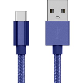 KP TECHNOLOGY [2M] Charger Cable for Motorola Moto G56 / G86 / G86 Power / G15 G05 / E15 / G85 G75 G55 G35 / E14 / G04 G14 G24 G34 G54 G84 / G13 G23 G53 G73 / G32 G62 G82 G50 / E13 E20 E30 (BLUE)