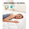 PERLECARE 4 Inch Dual Layer Twin Mattress Topper for Pressure