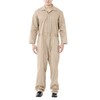 TopTie Blended Long Sleeve Coverall for Men, Khaki Coverall Regular