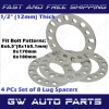 BWA 4PC 1/2" Wheel Spacers Fits All 8 Lugs Ford