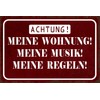 Schatzmix Tin-Plate Sign, Sheet metal, Multicoloured, 20x30 cm