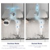 SOONEY 30 Inch Range Hood Insert, 600 CFM Convertible Ducted/Ductless