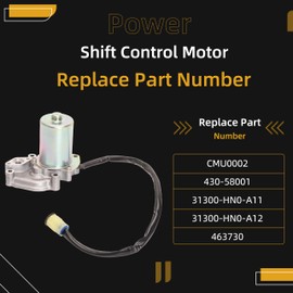 CMU0002 Power Shift Control Motor, Fits for ATV TRX450ES FourTrax Foreman ES 98-01, Fits for ATV TRX450FE FourTrax Foreman ES 02-04#OE 430-58001 31300-HN0-A11 31300-HN0-A12 463730