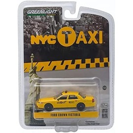 Greenlight Hobby Exclusive 2011 Crown Victoria NYC Taxi 1/64 Scale 29773