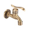 Antique Style Brass Washing Machine Faucet Wall Mount Laundry Cold
