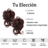 2 Piezas Extension de Cabello Moño Desordenado, Cabello Postizo Natural,
