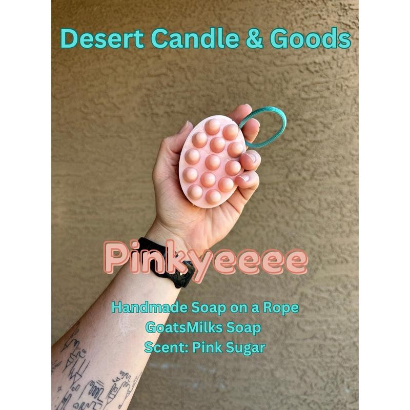 Soap on Rope - Body Soap with Scented Aroma:_S’Mores Please!