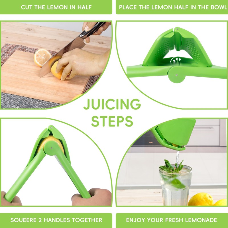 Lmfeg Lime Squeezer Handheld, Manual Fold-Flat Space-Saving Hand Juicer Squeezer