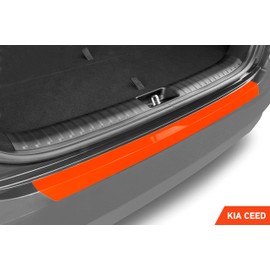 Luxshield Boot Sill Protector Film for Kia Ceed Sportswagon 3 (III) CD I 2018-2025 - Bumper Protection, Scratch Protection, Paint Protection Film - Transparent