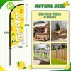 Lemonade Feather Flag With Pole Kit - 2 Pcs 8.2Ft