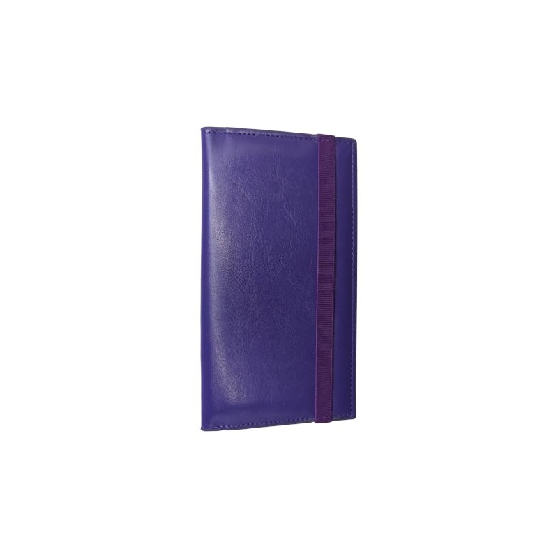 Baculyri Checkbook Cover for Personal Checkbook Holder with Clear Plastic