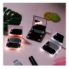 Espejo De Maquillaje Portátil Plegable Con 2 Miniled, 6