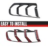 HAKA TOUGH Tail Light Lamp Cover+ Taillights Frame for Ford