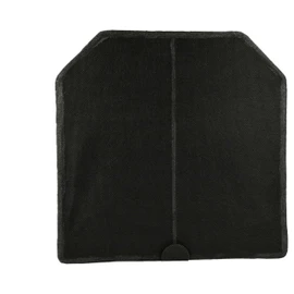 vhbw Activated Carbon Filter compatible with Miele DA 249-2, DA 249-4, DA 446, DA 446-4 Extractor Fan - 24.5 x 24.5 x 2 cm, activated carbon