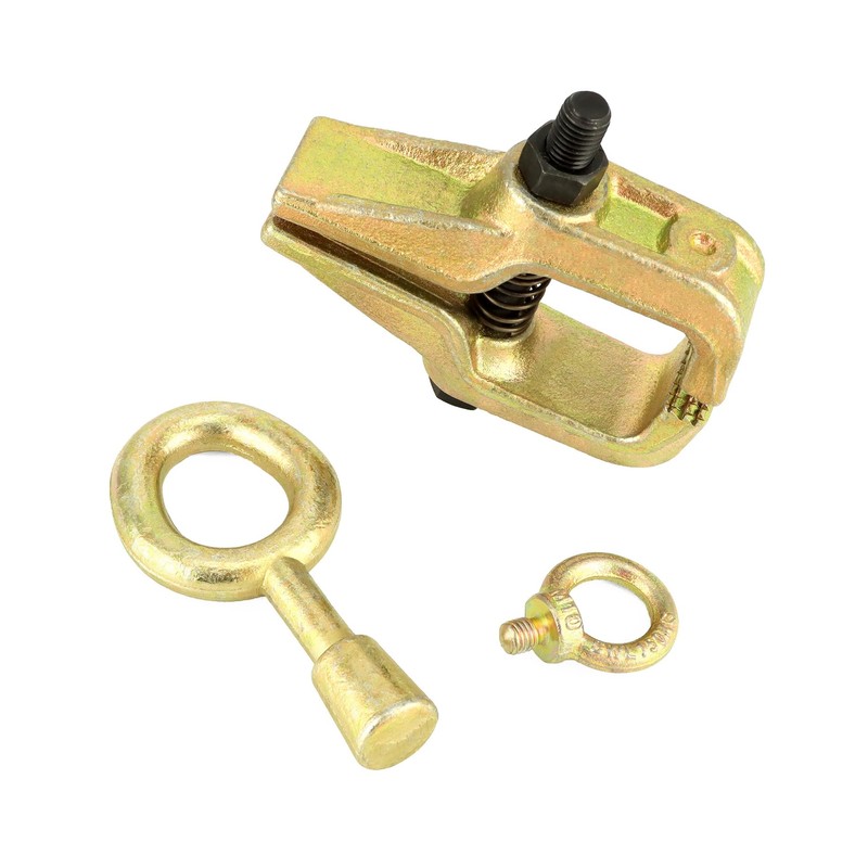 QWORK Auto Body Repair Pull Clamp, 5 Ton Top and