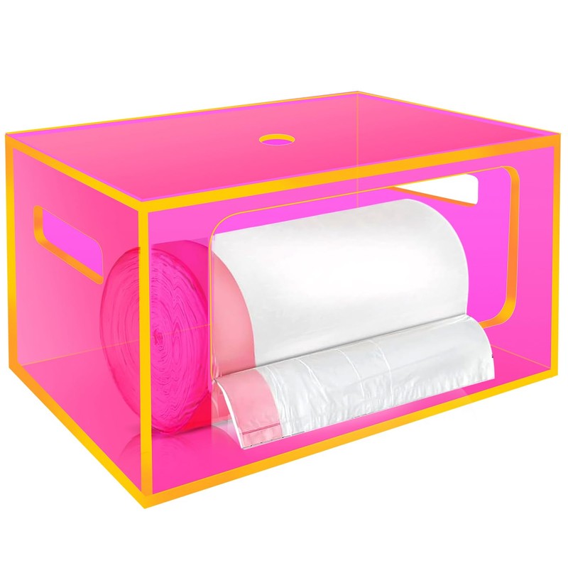 HappyDino Stackable Trash Bag Holder Dispenser Under Sink Extra Large
