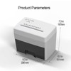 Micro Cut Paper Shredder for Home Office - Mini Electric