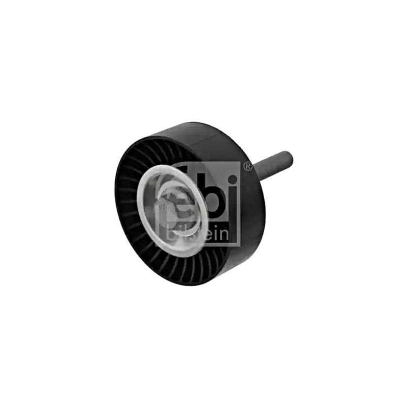 febi bilstein 30859 Pulley for V-Ribbed Belt with Screw Black