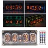 IN12 Glow Tube Clock with Remote Controller Electronic Digital Tube