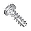 18-8 Stainless Steel Thread Rolling Screw for Plastic, Passivated Finish, Pan Head, Phillips Drive, #10-14 Thread Size, 1" Length (Pack of 25)