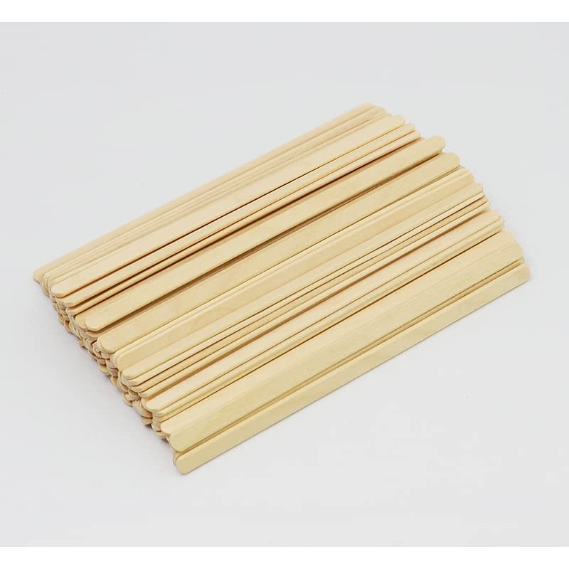 Disposable Wood Spatulas 100pcs 6mm x 140mm Wood Spatula Spatula