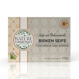 Birch Soap with Real Birch Extract - 100 g - Organic, Vegan, Sustainable, Fair - 8% Regreasation