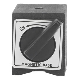 Magnetic Base Holder for Digital Dial Indicator, Metal Switch, Holds Up to 33 Lbs, Compact and Portable Dial Gauge Holder Mag Base