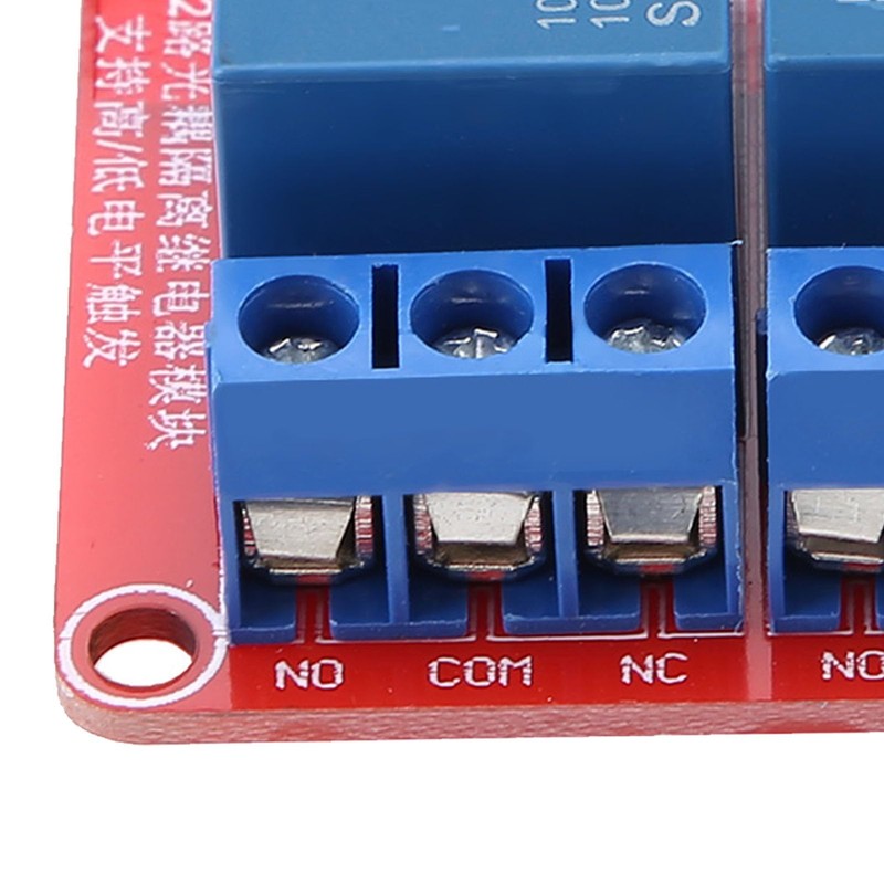 2 Channel Relay Module with Optocoupler, DC Relay Module Relay