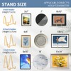 Plate Holder Easel Display Stand - 4.5 inch Metal Plate