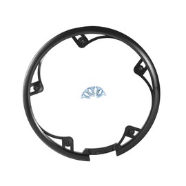 A ABSOPRO Bike Crankset Chain Wheel Cover 48 Teeth 10cm 5 Holes Chain Cover