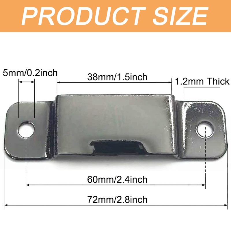 4PCS Small Metal Tape Measure Holder Clip Measuring Tape Belt